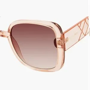 Kurt Geiger London 59mm Square Sunglasses Crystal Blush/Brown Gradient with case Designer Shoes & Accessories For Men & Women | Kurt Geiger main image 4